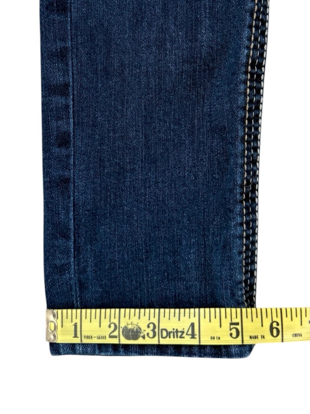 BKE Addison Low Rise Jeans Women’s 25 Dark Wash Whispering Stretch Thick Stitch - Picture 13 of 15